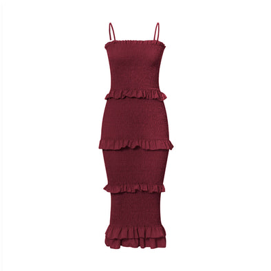 Brielle Dark Red Dress (5 colors)