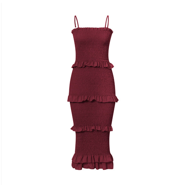 Brielle Dark Red Dress (5 colors)