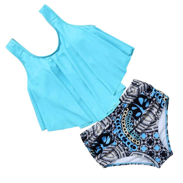 Emmy Aqua Geo Tankini