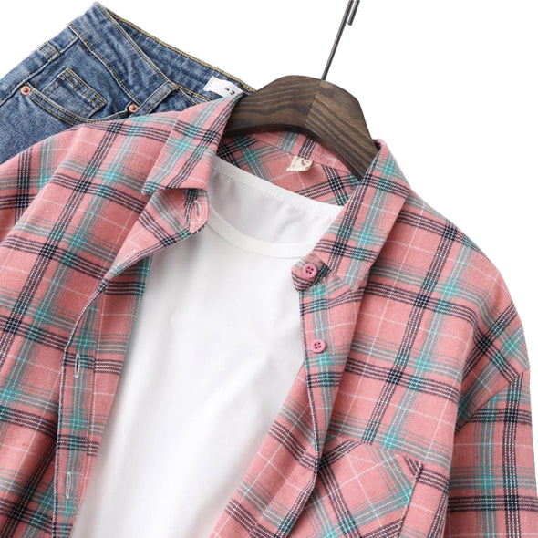 Haisley Flannel Shirt (10 Colors)