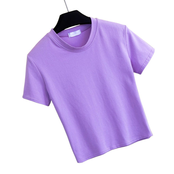 Kat Crop Tee (9 colors)