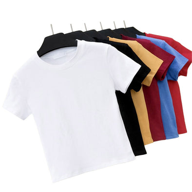 Kat Crop Tee (9 colors)