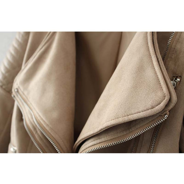 Kinsley Beige Motor Jacket