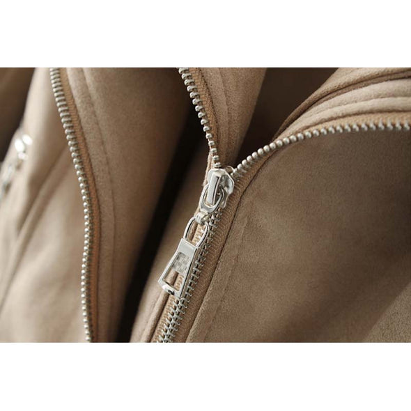 Kinsley Beige Motor Jacket