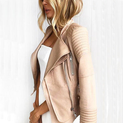 Kinsley Beige Motor Jacket