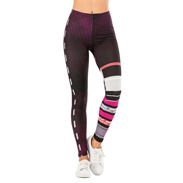 Gemma Pink Pixel Yoga Pant