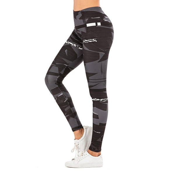 Gemma Digital Grunge Yoga Pant