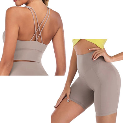 Naked-Feels Yoga Short 2-Piece Set